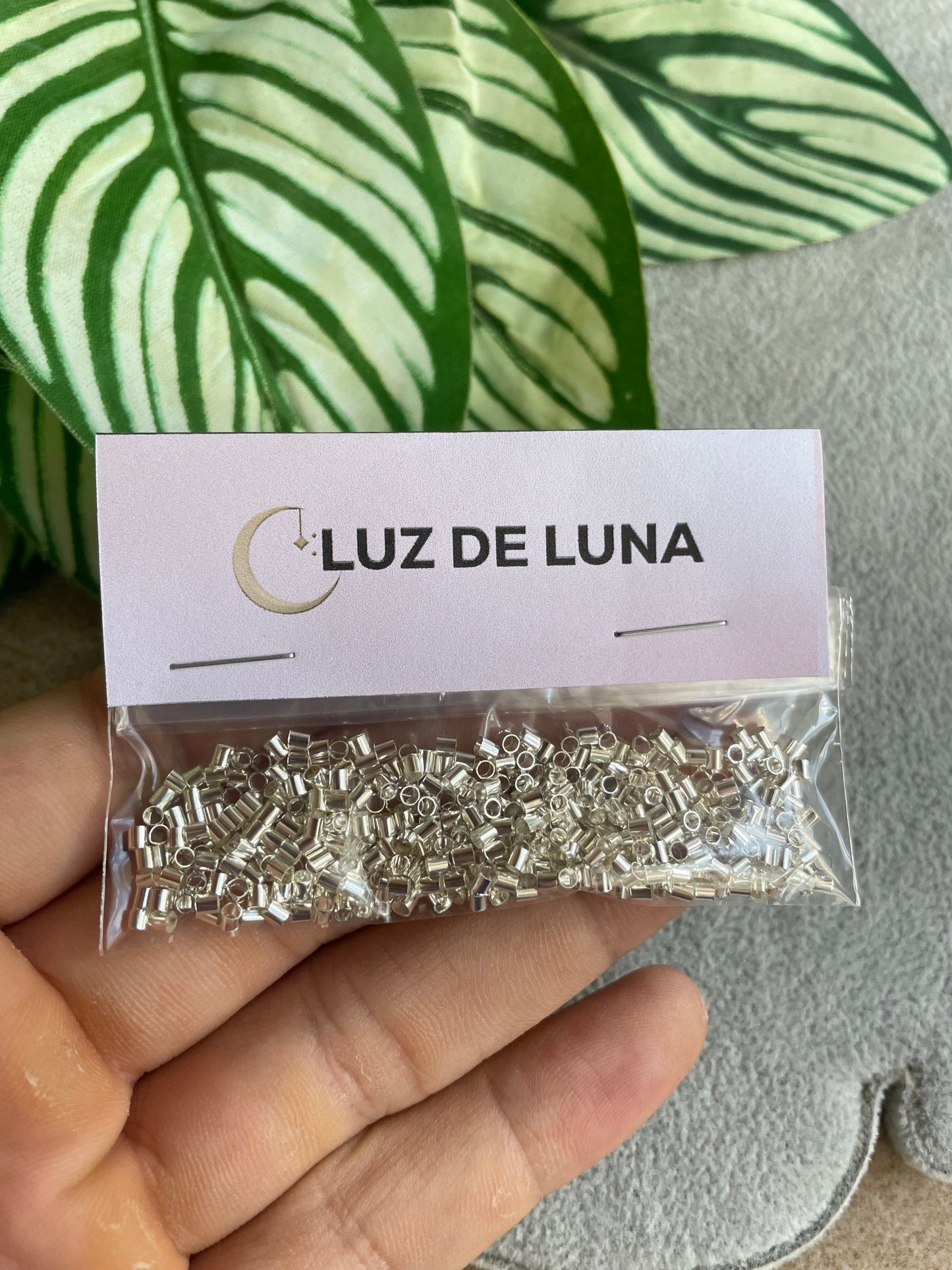 Remache tubito plateado - bolsa de 5 gramos