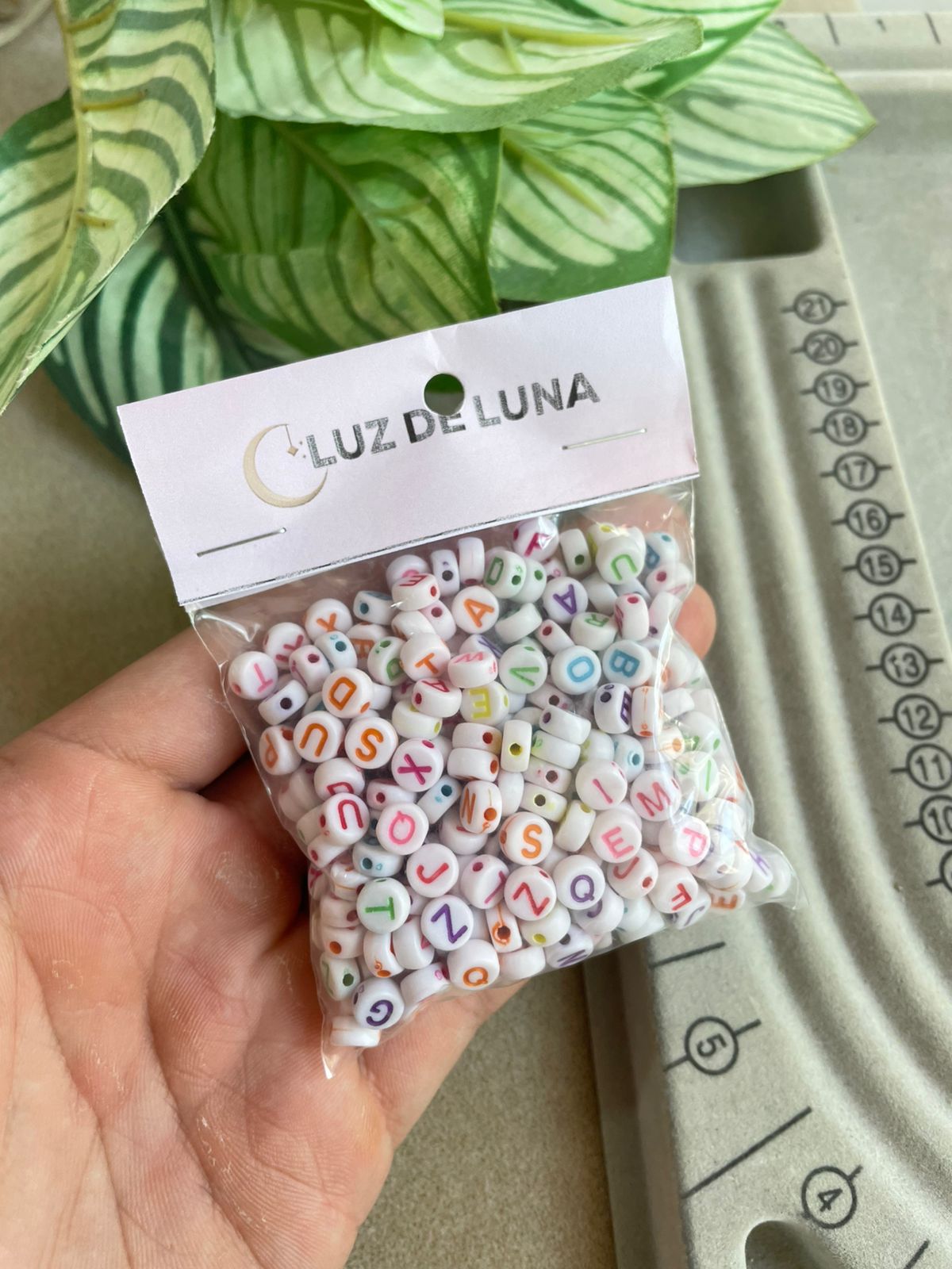 Letras de colores (50 gramos)