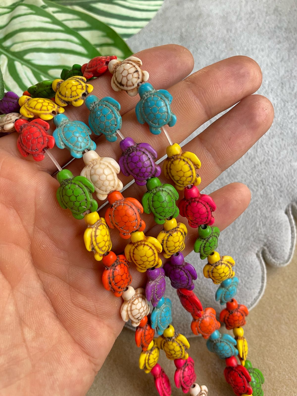 Tortugas de turquesa (ristra)