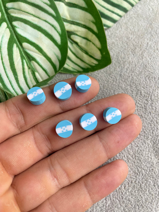 Bandera redonda de fimo - unidad