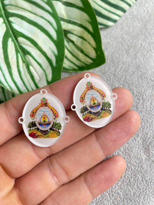 Base acrílica con imágenes de Honduras 005 (par)