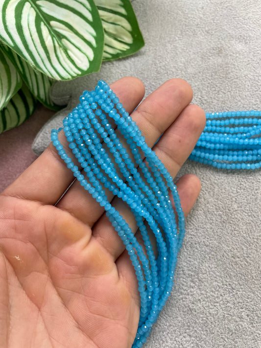 Cristal rondelle celeste 4mm