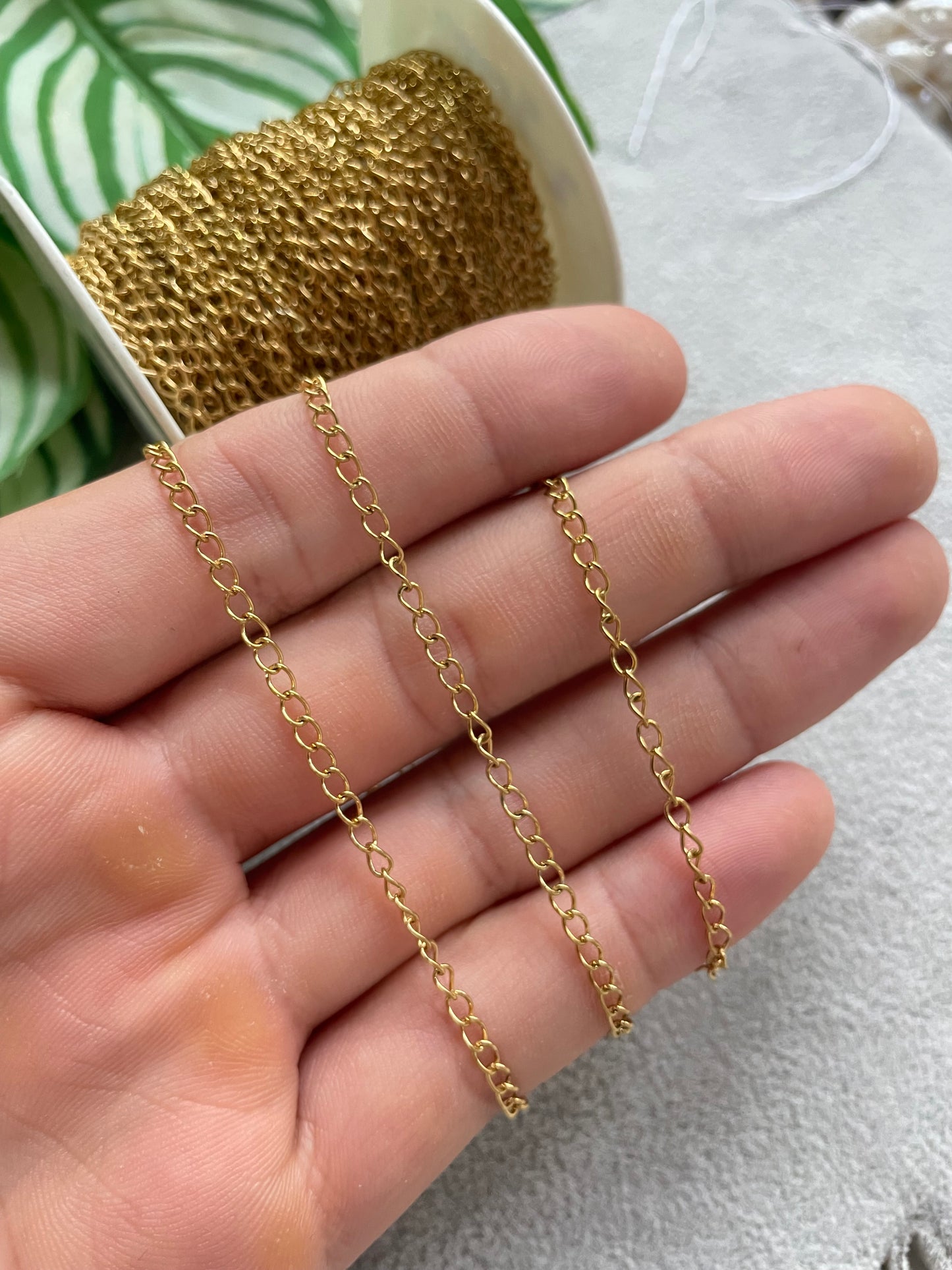 Cadena de extensión acero inoxidable 2.5mm