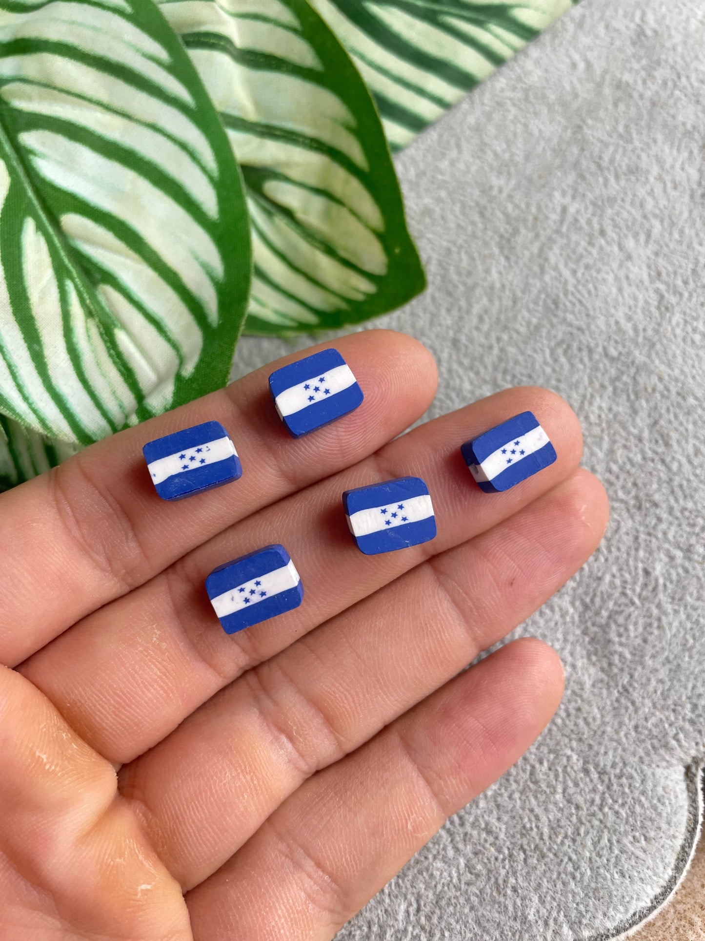 Bandera rectangular de fimo - unidad