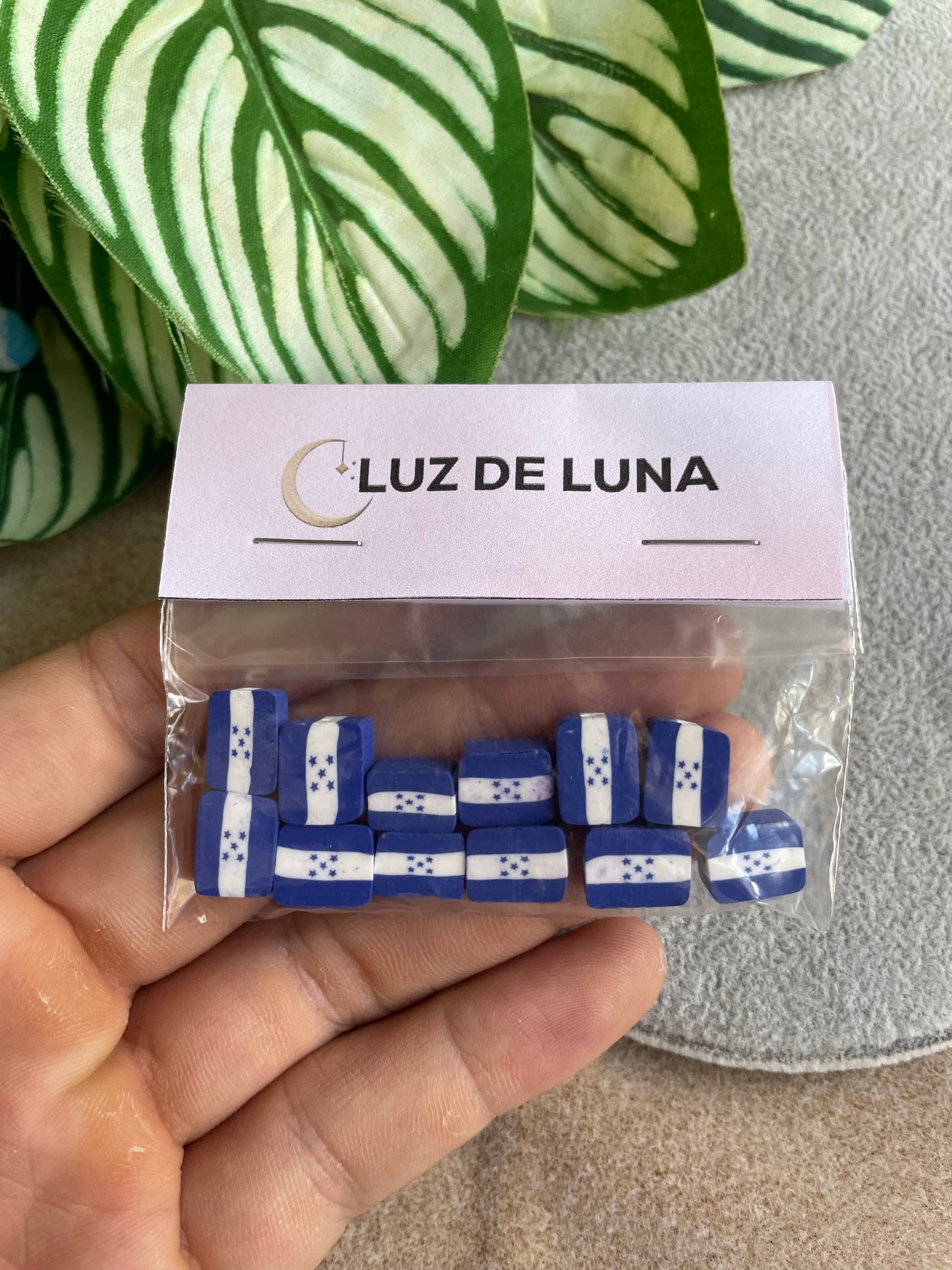 Bandera rectangular fimo - bolsa de 12 unidades