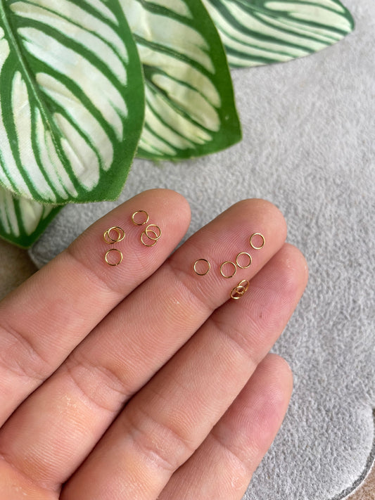 Argolla abierta 4mm - acero inoxidable