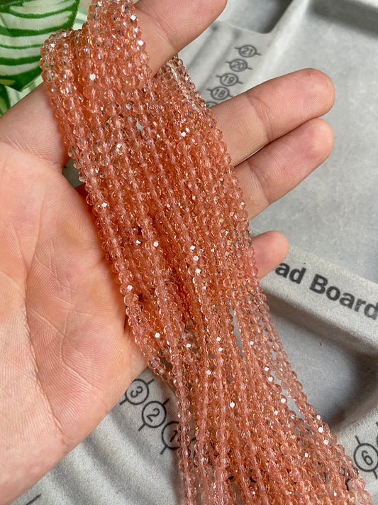 Cristal rondelle 4mm melon