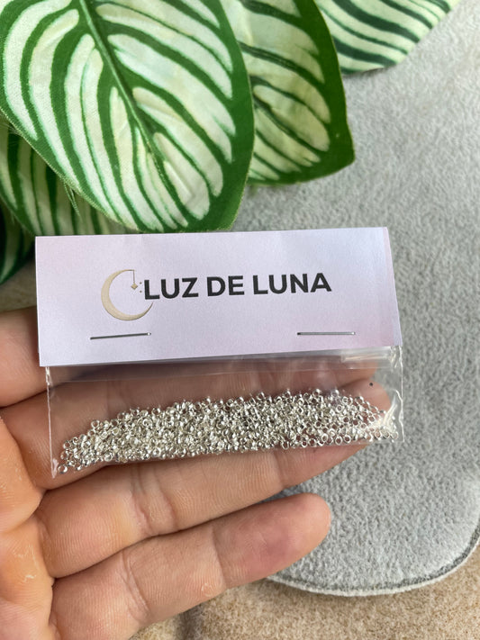 Remache redondo plateado - bolsa de 5 gramos