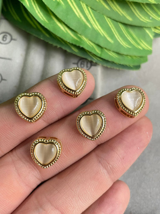 Separador de corazón 18k